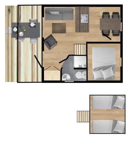 Tornby Strand Camping Cottages Hirtshals Δωμάτιο φωτογραφία